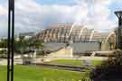 View: v04765 Construction of the Winter Garden as seen from the Peace Gardens