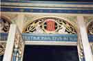 View: v04774 Centre panel comprising the doorway into St.George's Chapel, in Sheffield Cathedral, Church Street as seen from East Parade