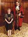 View: v04903 Councillor Frank Prince, Lord Mayor and Mrs Sonia Prince, Lady Mayoress, 1986-1987