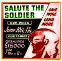 View: w02105 Poster entitled 'Salute the Soldier' appealing for money for the war effort in the Grenoside area