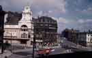 View: w02112 Junction of Barkers Pool with Leopold Street, c. 1957