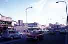 View: w02606 The Moor showing temporary shops near Young Street