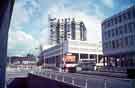 View: w02621 Furnival Gate looking towards Charter Square and the construction of the Grosvenor House Hotel