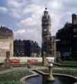 View: w02753 Barkers Pool Gardens (latterly Fountain Square), Barkers Pool looking towards (centre) Pool Square and the Town Hall