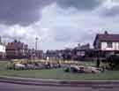 View: w02760 Bocking Lane roundabout, Greenhill showing (centre) Greenhill Main Road