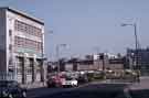 View: w02828 Bottom of London Road showing (left) Barclays Bank and (centre) Moorfoot Market