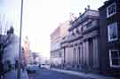 View: w02931 Norfolk Street looking towards (left) Victoria Hall and (right) the old Sheffield and Hallamshire Savings Bank (latterly the Head of Steam PH).