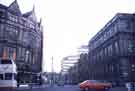 View: w02934 Leopold Street at junction with (left) Church Street and (right) West Street showing (left) Bingley Building Society and (right) Education Department Offices