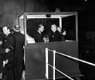 View: y03403 Visit of Queen Elizabeth II and the Duke of Edinburgh to the River Don Works (Brightside Lane) of English Steel Corporation on 27th October 1954