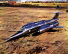 Britain's first all steel supersonic research aircraft - the Bristol T.188.  Over 90% of the special steels used in the construction of this aircraft were developed and supplied by Firth-Vickers Stainless Steels Limited