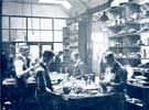 View: y03652 Mappin and Webb Ltd., silversmiths, Royal Works, Norfolk Street, rough warehouse