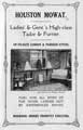 View: y05038 Advertisement for Houston Mowat, ladies and gents high class tailor and furrier, Aberdeen House, 40 Church Street