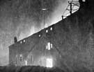 View: y05297 Carter and Sons, wholesale druggist and manufacturing chemists, Attercliffe Road: on fire at approx. 9.30 pm 10 Feb 1922