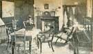 View: y05645 Interior of one of the rooms of the Sheffield Women's War Club in Pond Street, near the Post Office.