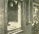 View: y05785 Anti-German riots in Sheffield. Shop in Attercliffe Road which was attacked and stripped of its contents.