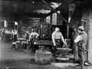 View: y07083 C.T. Skelton and Co. Ltd., manufacturers of agricultural, horticultural and mining tools, Sheaf Bank Works, Prospect Road, Heeley - View of forge: North End