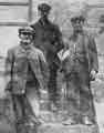 Rev. Canon Rolfe, Vicar of Barnby, Dun and Kirk Bramwith, Rev. M. T. Allen, Vicar of Moss, and Rev. W. G. S. Rutter, Vicar of Askern, who are working as colliers at Askern Main Colliery, nr Doncaster