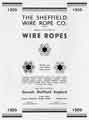 View: y09951 Advertisement for The Sheffield Wire Rope Co. Ltd., Nos. 43 - 51 Acres Hill Road