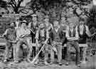 View: y10797 Boer War: Not Boers! Private Thomas Meakin, 1st Battalion York and Lancaster Regiment (far right)