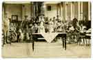 View: y11022 Wounded soldiers and staff in hospital ward (presumed to be The Sheffield Royal Hospital)