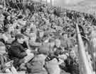 View: y11172 Visit of Queen Elizabeth and HRH the Duke of Edinburgh to Hillsborough football ground to see the children's display during their visit of 27th October 1954