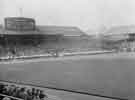 View: y11175 Visit of Queen Elizabeth and HRH the Duke of Edinburgh to Hillsborough football ground to see the children's display during their visit of 27th October 1954.