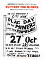 View: y11330 Sheffield Trade Council says Support the Miners: flag day for miners and their families