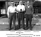 View: y11343 Winning team from Jessop Saville Ltd for Pashley Memorial Trophy - Interdepartmental Bowls, 1959.