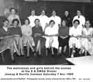 View: y11349 The waitresses and girls behind the scenes at the Sheffield and District Works Sports Association Dinner, Jessop and Saville canteen, Saturday 7th November 1959