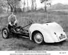 View: y11555 Jessop Saville Ltd. Dave Russell building his own car at Whiston Grange Research Centre.