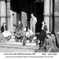 View: y11646 Group of employees outside William Jessop and Son Ltd's Whiston Grange Research Centre, c. 1950