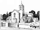 View: y11746 Architects drawing of proposed church, Bellhouse Road, Shiregreen