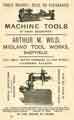 View: y11995 Advertisement for Arthur M. Wild, machine tool manufacturer, Midland Tool Works