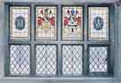 View: y13312 Underbank Hall Stained glass windows in which are incorporated the West and Fenton Arms