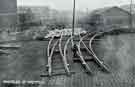 View: y13523 Special installation built for the Fitzalan Square tram junction, Hadfield's Ltd., East Hecla Works