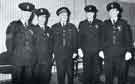 View: y13661 South Yorkshire Police: Special Constabulary Long Service Awards being presented by the Chief Constable to Special Sergeants George Brookfield, Kenneth Laming, Kenneth Shaw and Special Constable Robert Firth