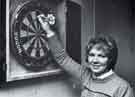 View: y13700 South Yorkshire Police: Sergeant Frances White, ladies singles winner, PAA National Darts Championships