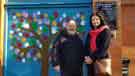 Councillor Mary Lea and Councillor Andrew Bainbridge at Ecclesfield Library, No. 113 High Street, Ecclesfield