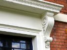 View: a05573 Decorative support on front door of No. 63 Clarkehouse Road