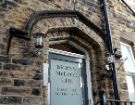 View: a05576 Dripstone over door of No. 51 Clarkegrove Road, Brown Macleod Ltd., chartered accountants