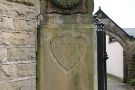 View: a05615 Gatepost at Lawson Mews, Lawson Road, Broomhill