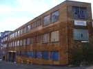 View: a06103 South Yorkshire Police training centre, Hayes House, Edward Street at junction of (right) Kenyon Street