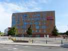 View: a06144 Advanced Wellbeing Research Centre (AWRC), Sheffield Hallam University, Olympic Legacy Park, No. 2  Old Hall Road from Attercliffe Road