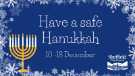 View: a06287 Sheffield City Council graphic - Have a safe Hanukkah, 10-18 December