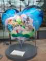 View: a06333 Public art  - Sheffield cityscape heart by Sam Pierpoint