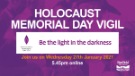 Holocaust Memorial Day - Sheffield City Council graphic