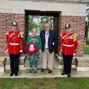 View: a07444 Lord Mayor of Sheffield, Sioned-Mair Richards and Leader of the Council, Councillor Terry Fox at Sheffield Memorial Park, Serre, France