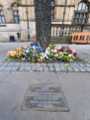 Footpath plaque and memorial tree to International Workers Memorial Day, Pinstone Street