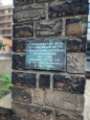 Plaque to commemorate the National Council of Women of Great Britain in Balm Green (formerly Barkers Pool) gardens