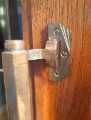 Detail of metal door handle, Central Library, Surrey Street